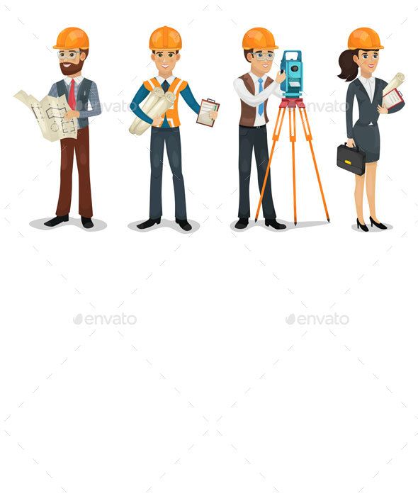 590x700 Vector People Civil Engineering