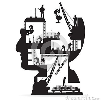 400x397 Vector Building Under Construction With Workers In Logo