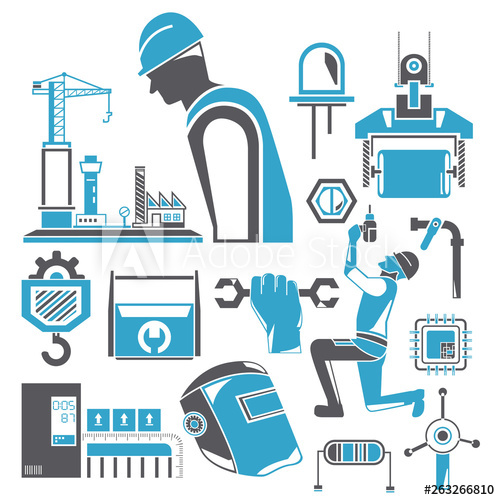 500x500 Construction, And Civil Engineering Management Icons