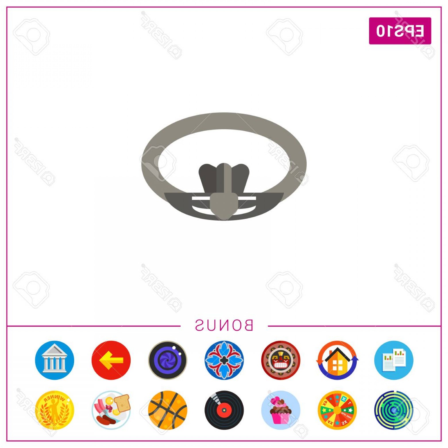 1560x1560 Claddagh Ring Vector Catchsplace