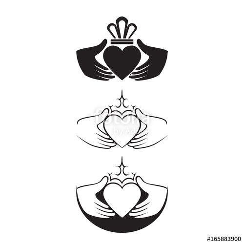 500x500 Claddagh Symbols Stock Image And Royalty Free Vector