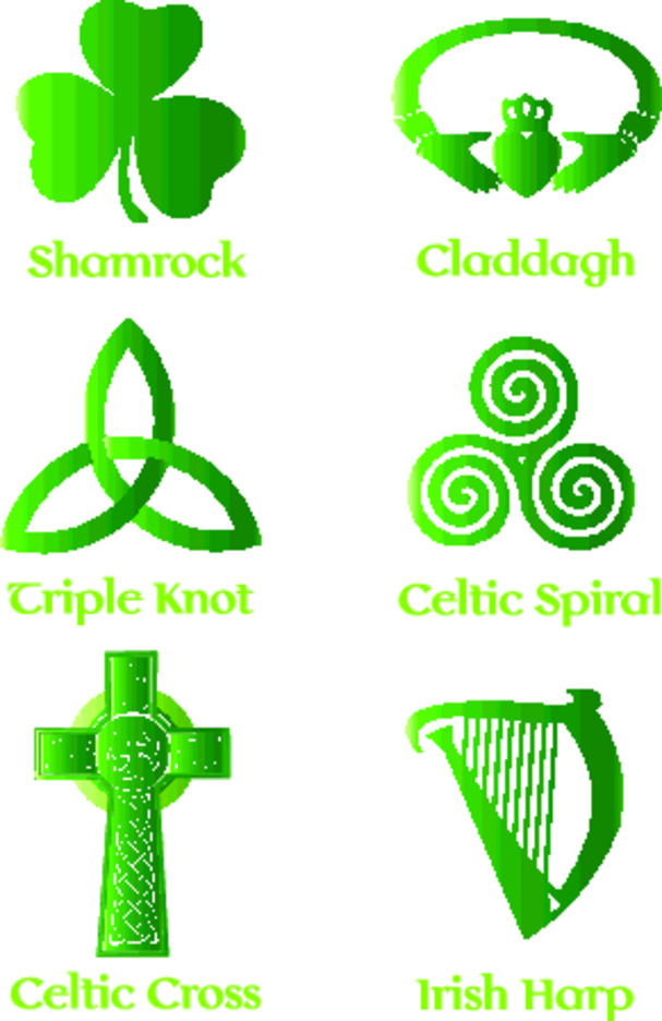607x936 Irish Ampamp Celtic Symbol Vector Set Freevectors