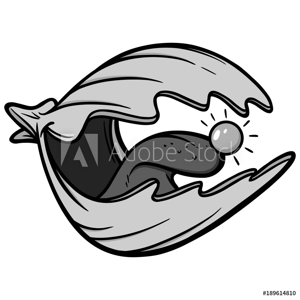 Photo Art Print Clam Crazy Illustration 1000x1000 Photo Art Print Clam Crazy Illustration