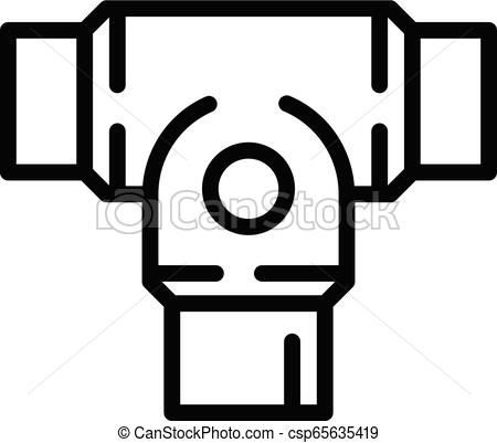 450x401 Rigid Clamp Icon, Outline Style Rigid Clamp Icon Outline Rigid