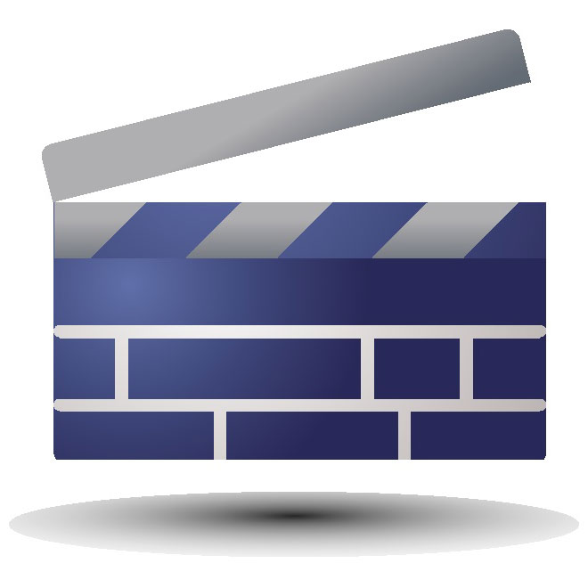 660x660 Movie Clapper Vector Icon