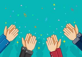 286x200 Hands Clapping Free Vector Art