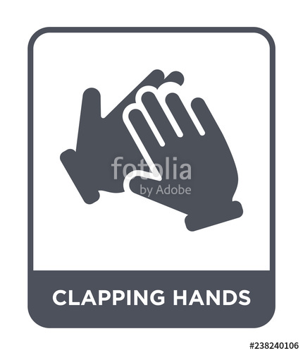 430x500 Clapping Hands Icon Vector Stock Image And Royalty Free Vector