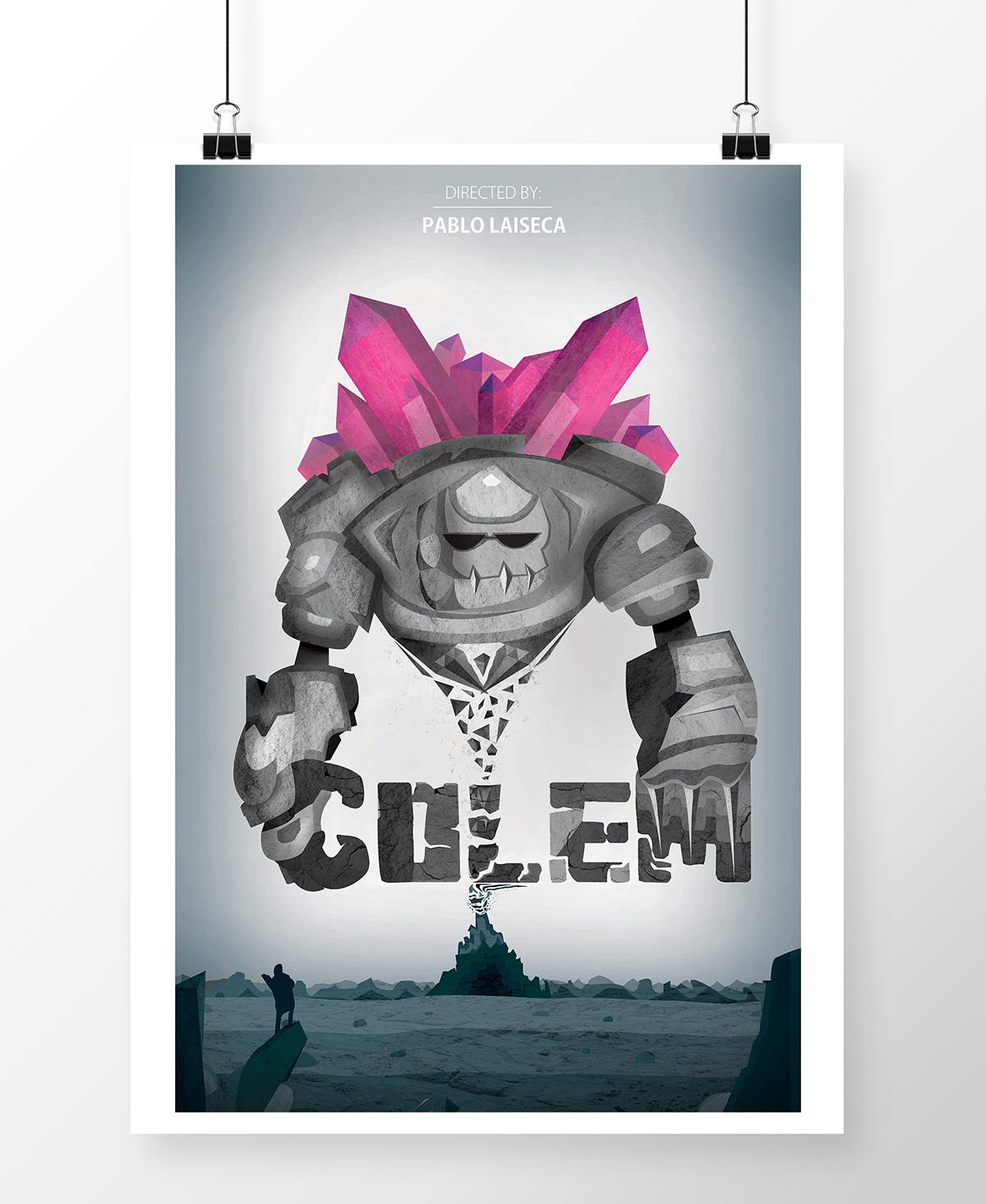 1200x1466 Golem Vector Poster On Behance