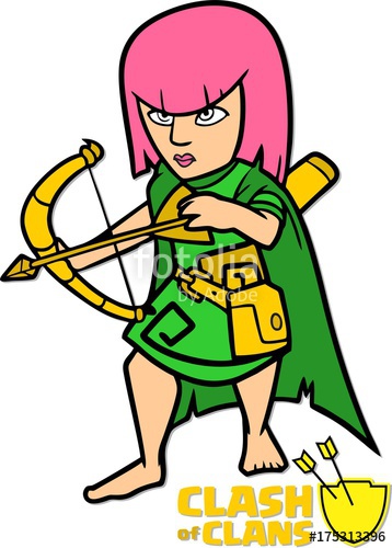358x500 Archer Clash Of Clans Stock Image And Royalty Free Vector