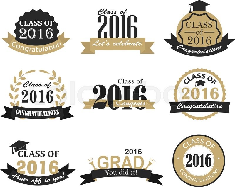 800x638 Graduation Badges, Signs And Stock Vector Colourbox