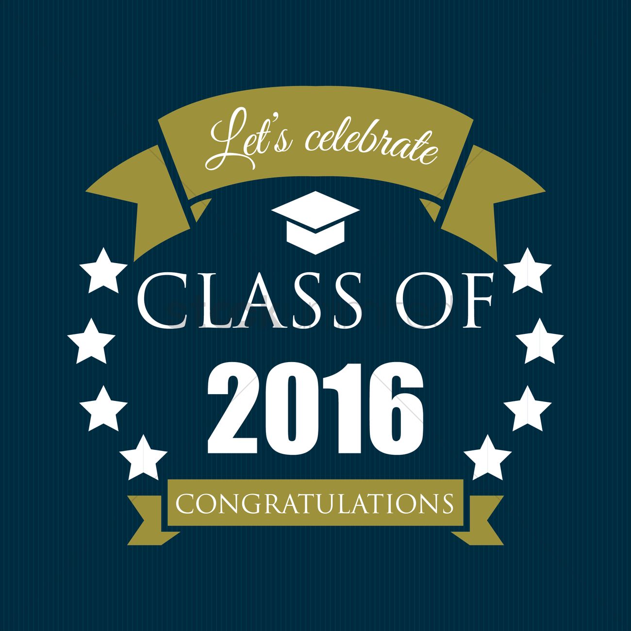 1300x1300 Lets Celebrate Class Of Vector Image
