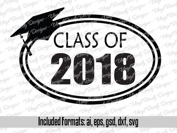 570x428 Graduation Class Of Vector Art Gsd Dxf Etsy
