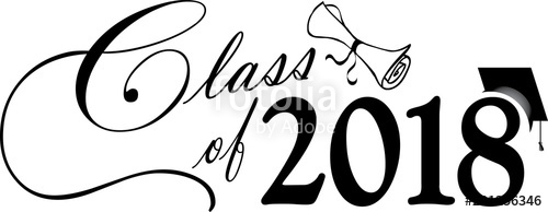 500x194 Class Of Banner With Cap And Diploma Stock Image And Royalty