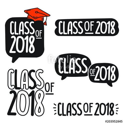 500x500 Class Of Set Of Hand Drawn Badges, Icons Vector