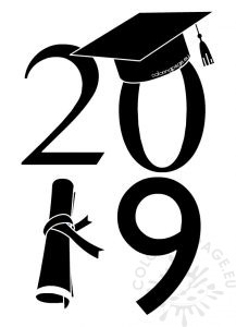 Graduation Class Of Vector Illustration Coloring Page 217x300 Graduation Class Of Vector Illustration Coloring Page