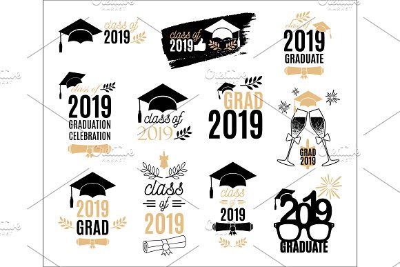 Graduation Class Of Labels 580x387 Graduation Class Of Labels