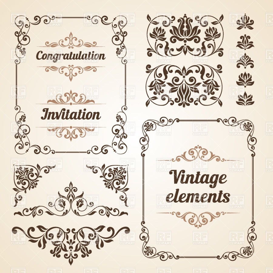 Vintage Border Vector 900x900 Vintage Border Vector