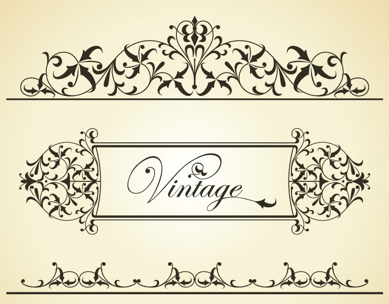 Vintage Patterns Border Vector Vector Sources 798x624 Vintage Patterns Border Vector Vector Sources