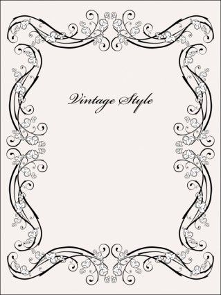 Classic Floral Border Vector Projects To Try Vector Free 319x425 Classic Floral Border Vector Projects To Try Vector Free