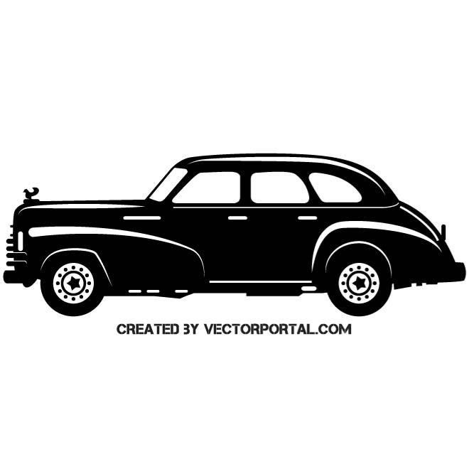 660x660 Classic Vintage Car Vector Vehicles Free Vectors Car Vector