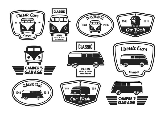 700x490 Vintage Label Classic Car