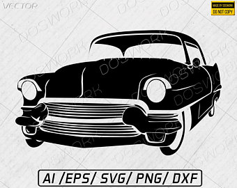 340x270 Old Car Vector Art Etsy