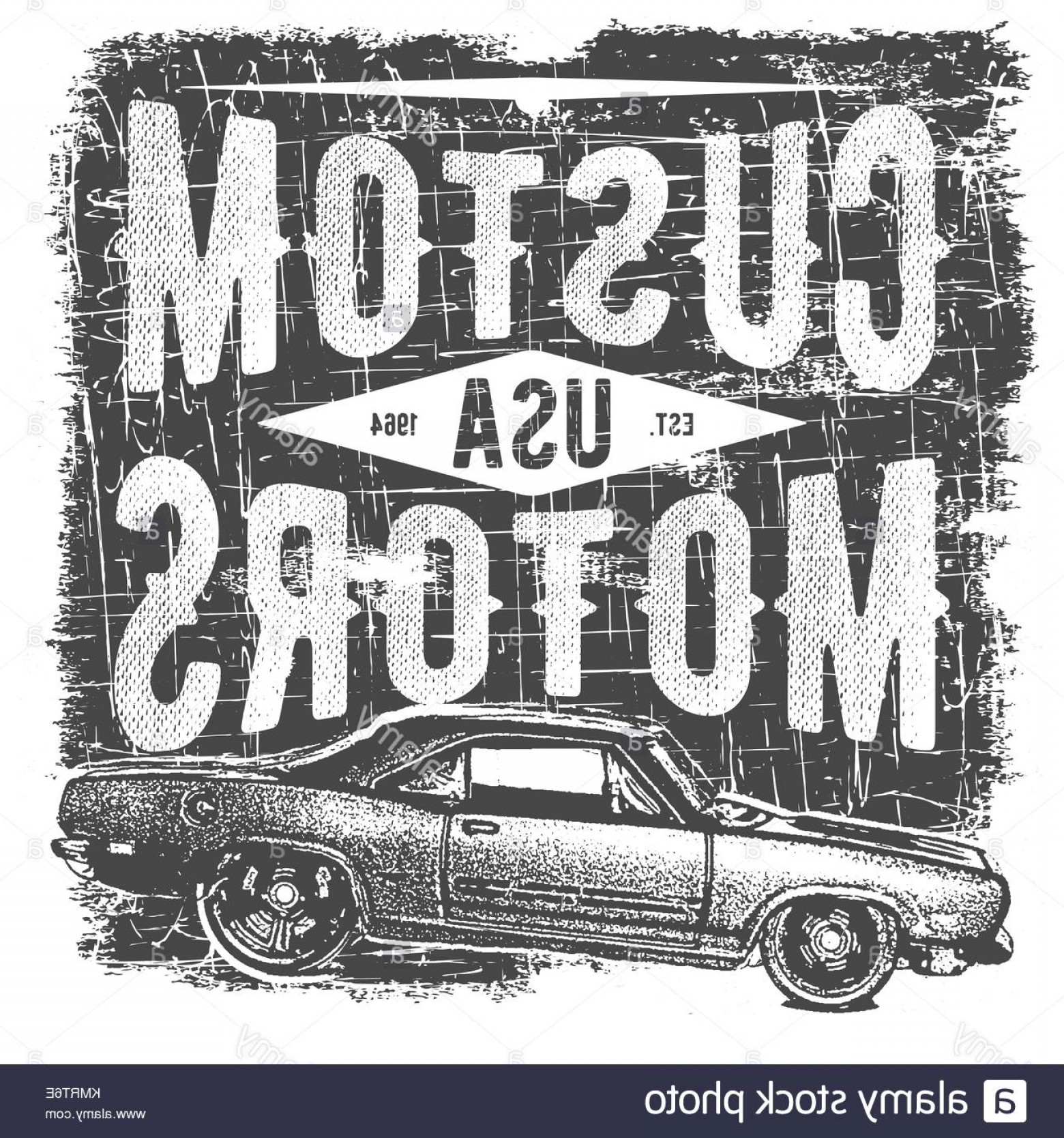 1560x1668 Stock Image T Shirt Typography Design Retro Car Vector Printing