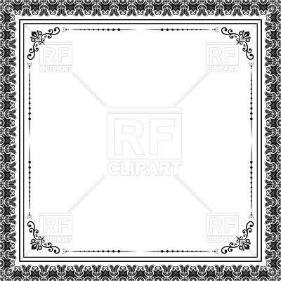 400x400 Classic Frame Vector Image Of Business, Finance