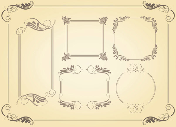 600x436 Classic Frame Vector Free Download