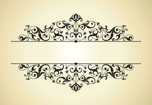 600x417 Classic Pattern Border Vector Free Vector In Encapsulated