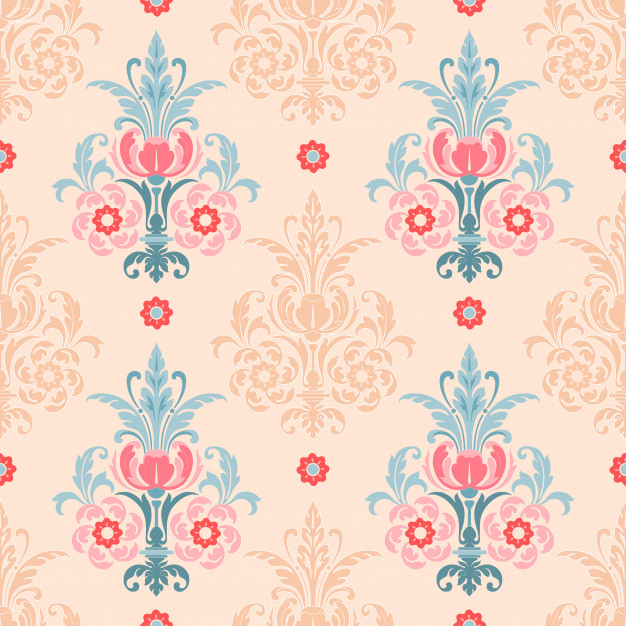 626x626 Damask Vector Classic Pattern Vector Premium Download