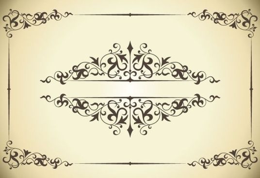 536x368 Classic Pattern Border Vector Arabic Vectors Floral Pattern