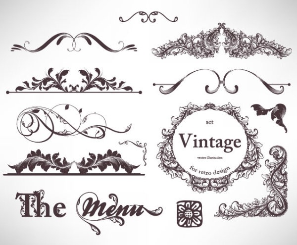 600x495 Classic Lace Pattern Vector Free Vector In Encapsulated