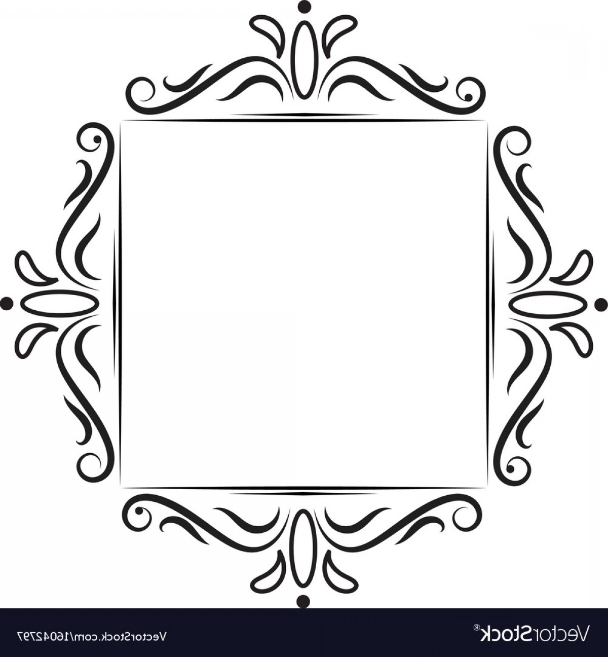 1200x1296 Classic Vector Frame Lamaison