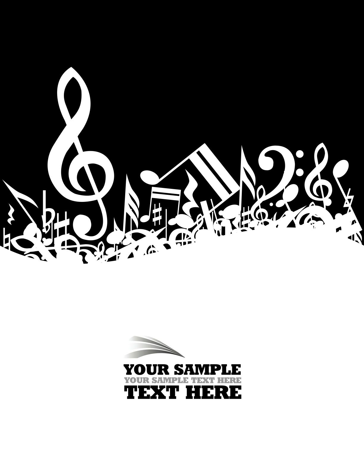 1224x1584 Music Vector Images