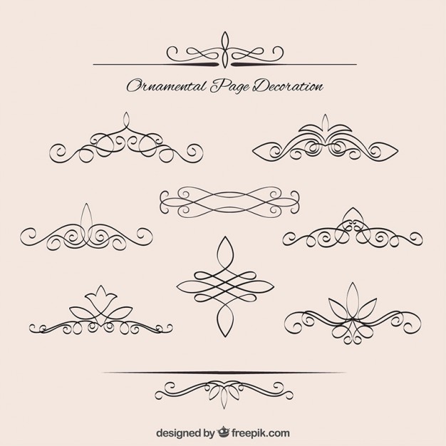 626x626 Collection Of Vintage Elegant Borders Vector Premium Download
