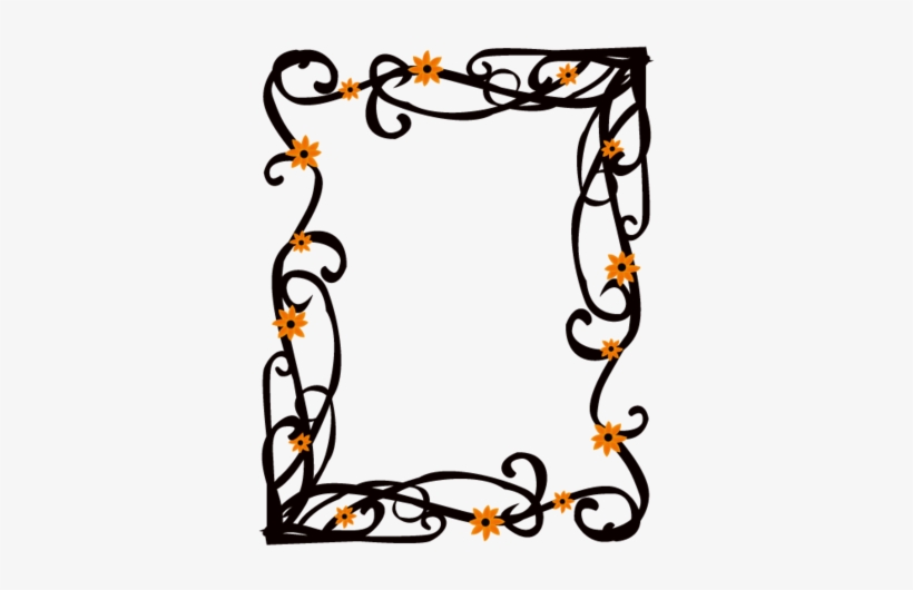 820x530 Elegant Floral Frame Border Vector