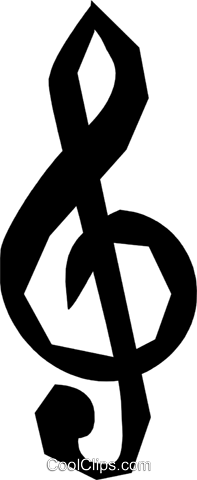 197x480 Clave De Sol Libres De Derechos Ilustraciones De Vectores Clipart