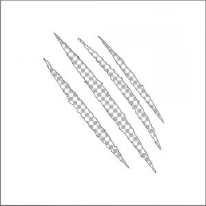 300x300 Photostock Vector Claw Marks Claw Scratches Paw Marks Vector