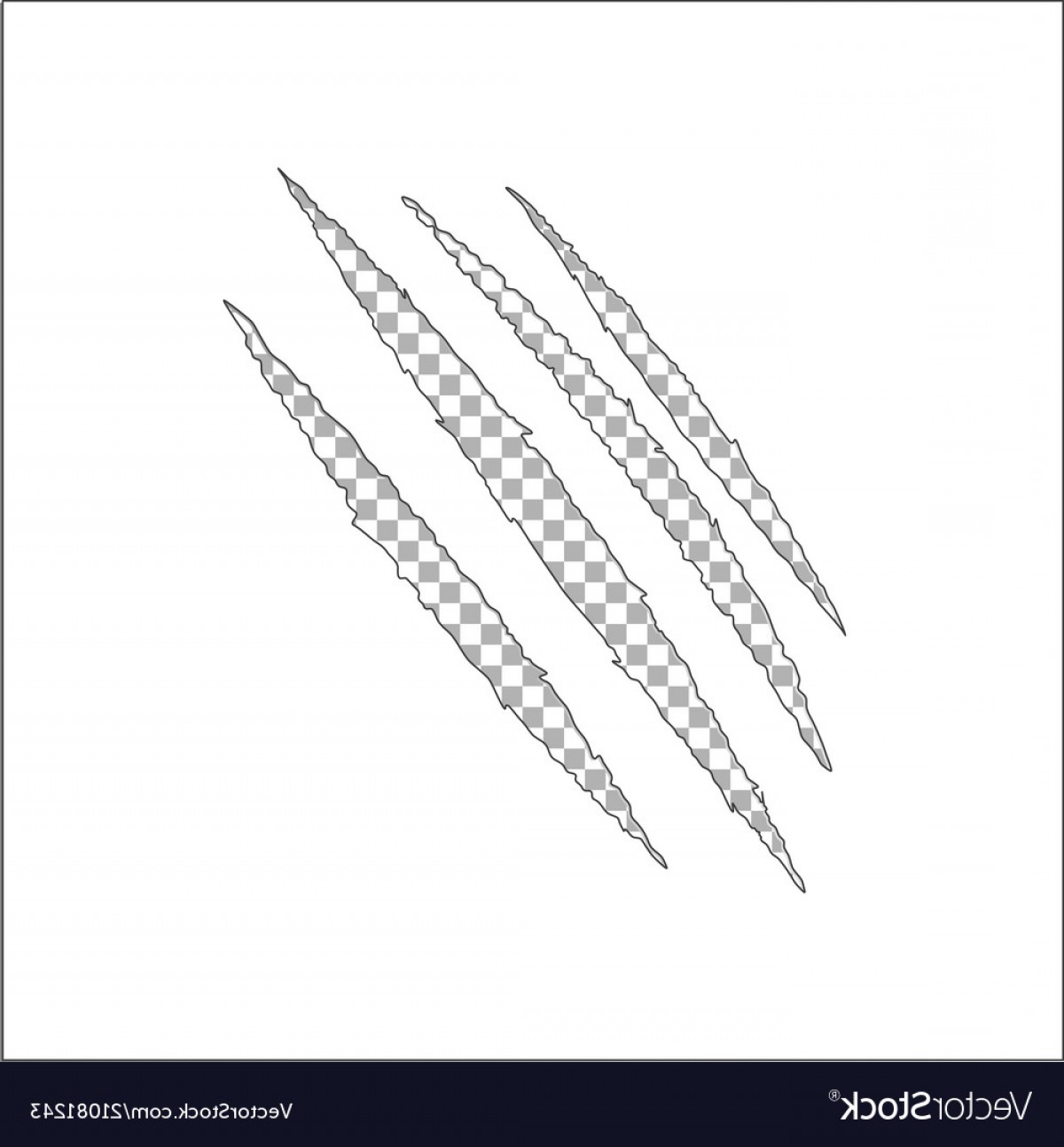 1200x1294 Animal Claw Rips Vector Hoodamathrun