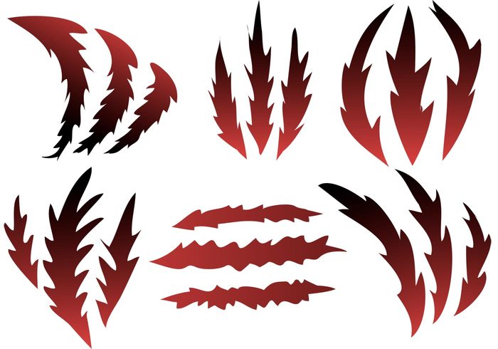 700x490 Ripping Claws Vector