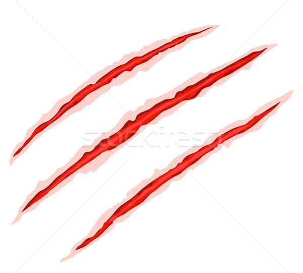 600x541 Claw Scratches Vector Vector Illustration Alexander Atkishkin