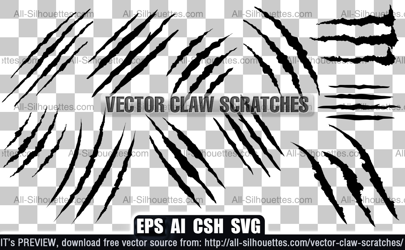 1300x804 Download Vector Claw Scratches
