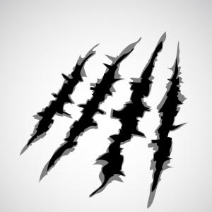 300x300 Monster Claw Or Hand Scratch Ri Vector Newwaysys