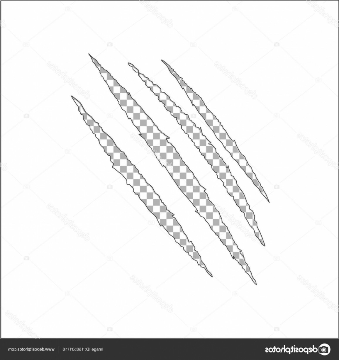 1156x1228 Stock Illustration Claw Scratch Vector Animal Claw Newwaysys