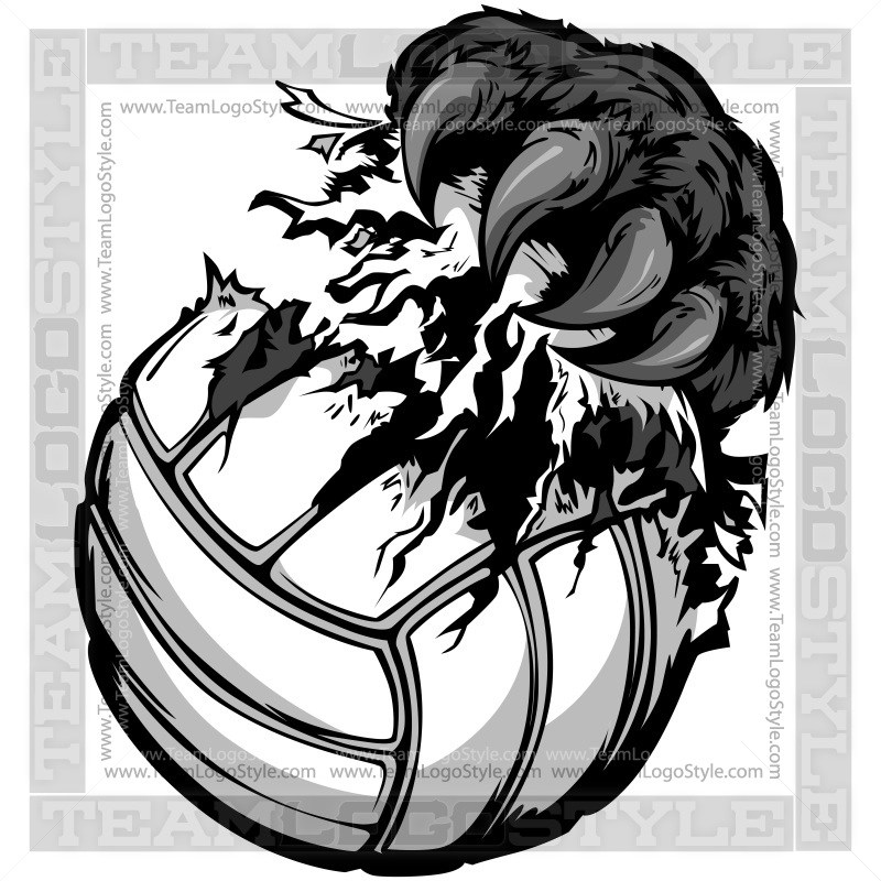 Panther Claw Tearing Volleyball 800x800 Panther Claw Tearing Volleyball