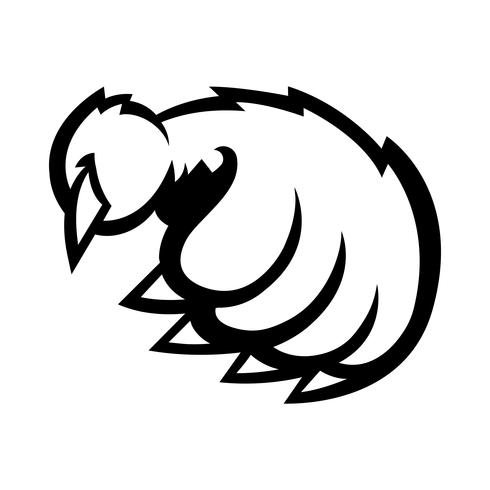 Grizzly Bear Claw Vector Illustration 490x490 Grizzly Bear Claw Vector Illustration