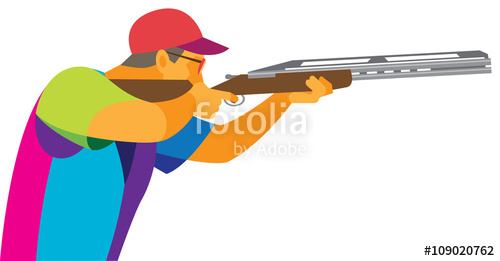 Clay Pigeon Shooting Young Athlete Stock Image And Royalty Free 500x261 Clay Pigeon Shooting Young Athlete Stock Image And Royalty Free