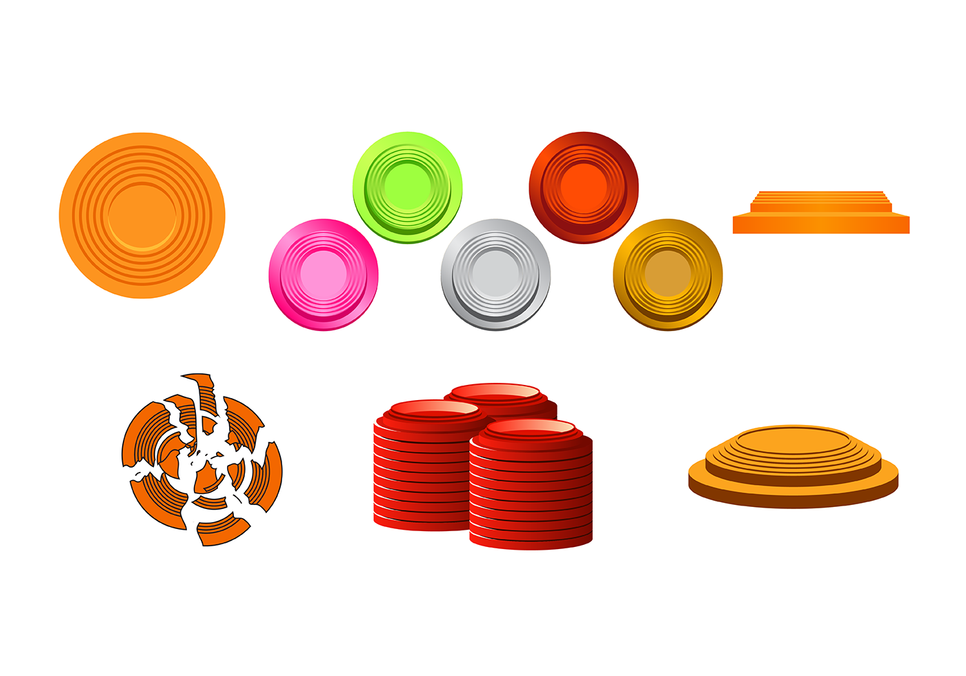 Clay Pigeon Free Vector Art 1400x980 Clay Pigeon Free Vector Art