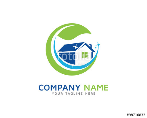 Home Cleaning Service Logo Stock Image And Royalty Free Vector 500x400 Home Cleaning Service Logo Stock Image And Royalty Free Vector